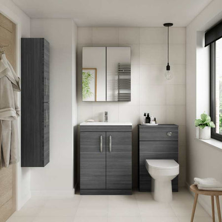 Nuie Athena Floor Standing WC Unit (2 size, 4 colours) - Brand New Bathrooms