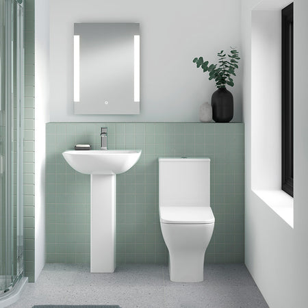 Nuie Ava Toilet Pan, Cistern & Seat (1 size, White) - Brand New Bathrooms