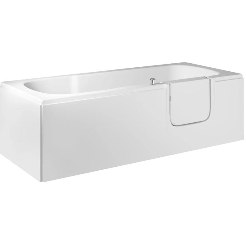 Mantaleda Aventis Walk-In Bathtub (1 size, 2 styles, White) - Brand New Bathrooms