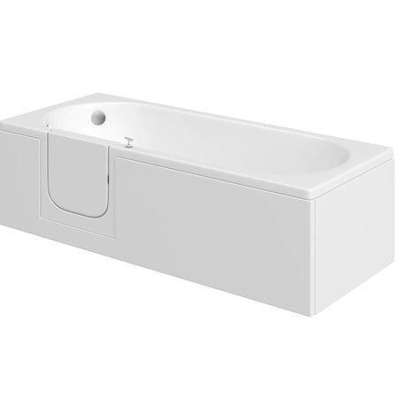 Mantaleda Avrail Walk-in Bathtub (2 sizes, 2 styles, White) - Brand New Bathrooms