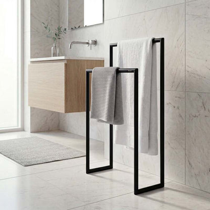 Smedbo Outline Double Towel Rail (2 colours) - Brand New Bathrooms