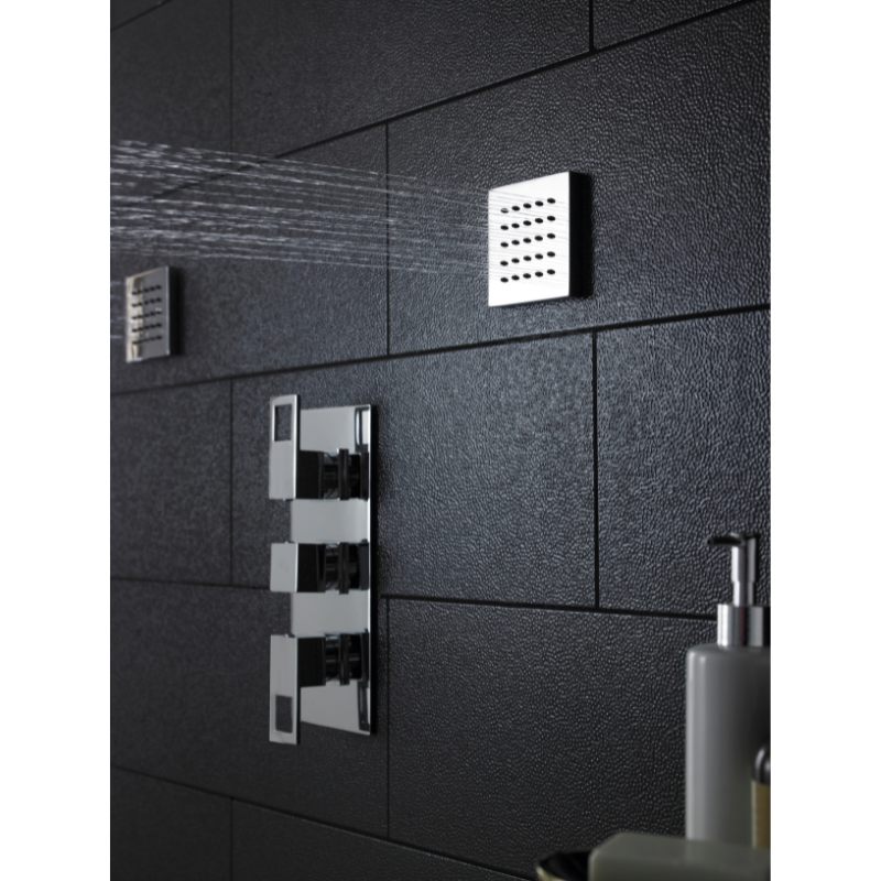 Nuie Shower Accessories Square Body Jet (1 size, Chrome) - Brand New Bathrooms