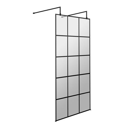 Nuie Frame Screen with Arms and Feet (Matt Black, 4 sizes) - Brandnew Bathroom
