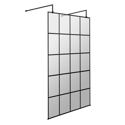 Nuie Frame Screen with Arms and Feet (Matt Black, 4 sizes) - Brandnew Bathroom