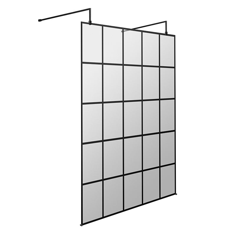 Nuie Frame Screen with Arms and Feet (Matt Black, 4 sizes) - Brandnew Bathroom