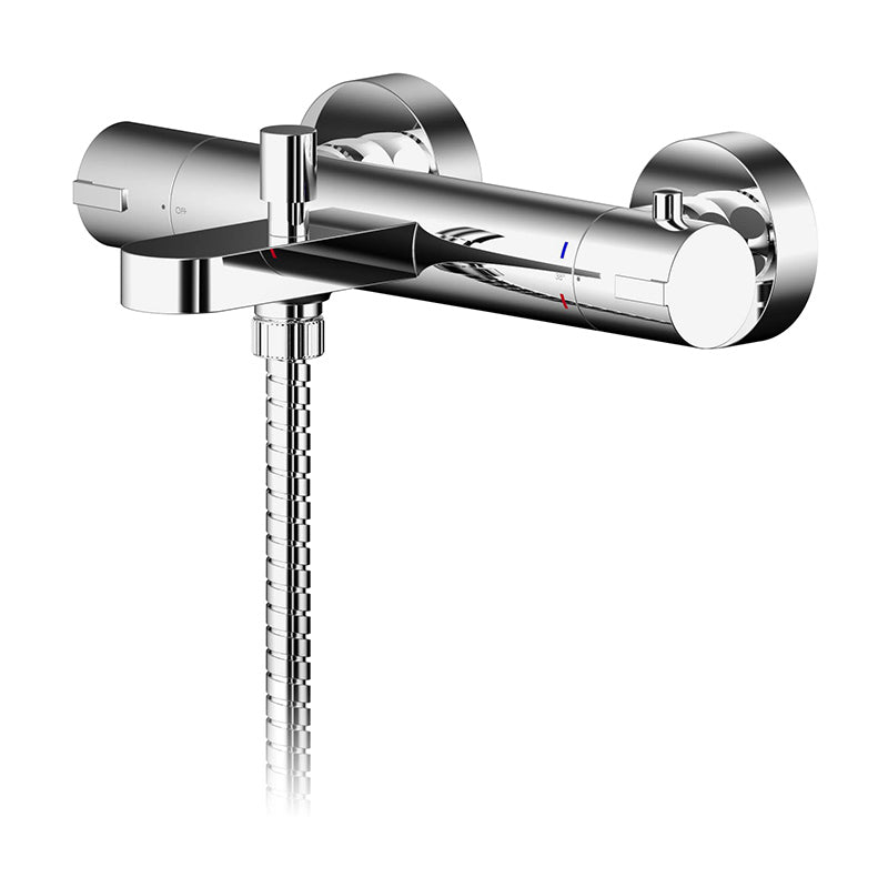 Nuie Binsey Wall Mounted Thermostatic Bath Shower Mixer (Chrome) - Brandnew Bathroom