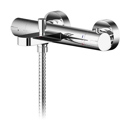 Nuie Binsey Wall Mounted Thermostatic Bath Shower Mixer (Chrome) - Brandnew Bathroom