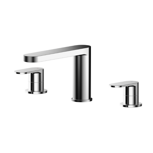 Nuie Binsey Deck Mounted 3 Tap Hole Bath Filler (Chrome) - Brand New Bathrooms