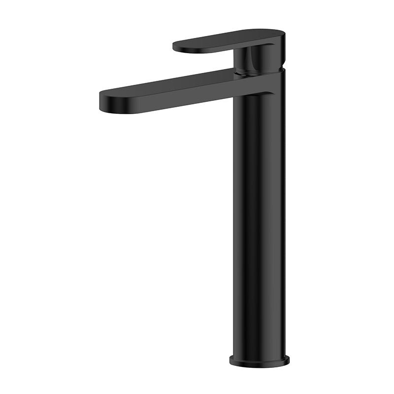 Nuie Binsey High Rise Mono Basin Mixer (Matt Black, 2 sizes) - Brandnew Bathroom
