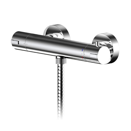 Nuie Binsey Thermostatic Bar Shower Valve (1 size, Chrome) - Brand New Bathrooms