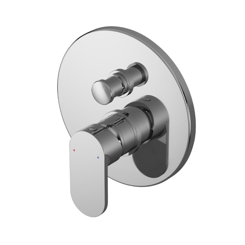 Nuie Binsey Manual Shower Valve With Diverter (1 size, Chrome) - Brand New Bathrooms
