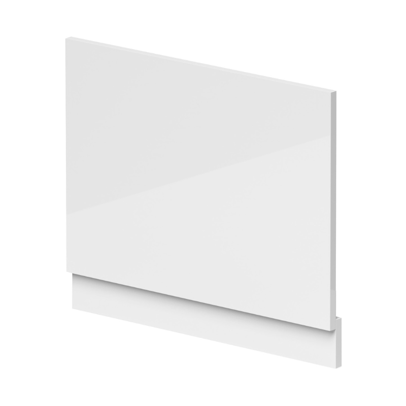 Brand New Bathrooms - Nuie Straight End Panel & Plinth (3 sizes, White)