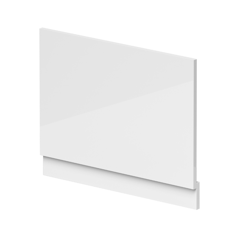 Brand New Bathrooms - Nuie Straight End Panel & Plinth (3 sizes, White)