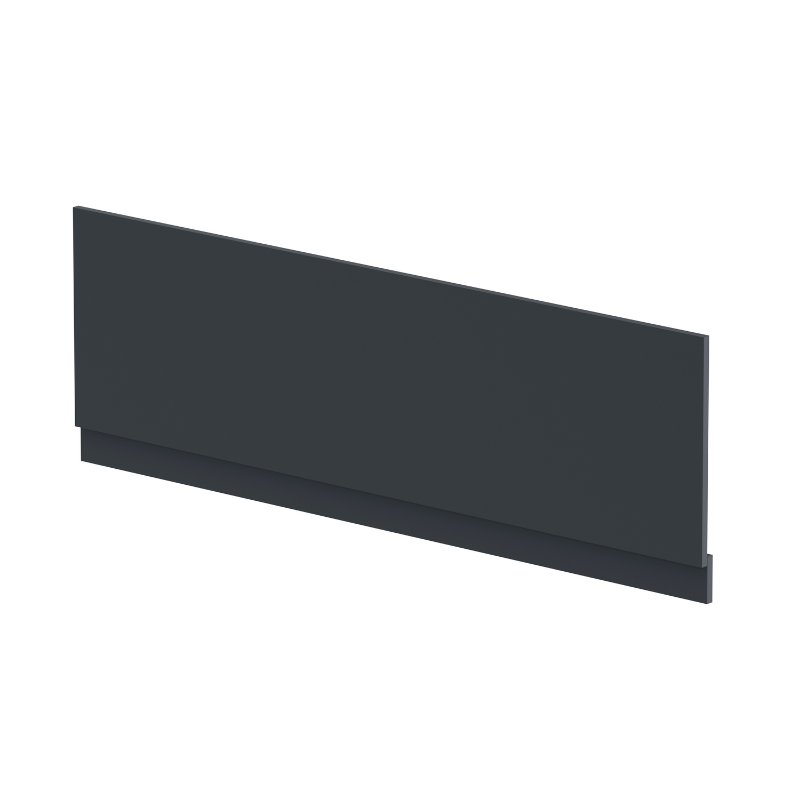 Nuie Straight Bath Front Panel & Plinth (5 sizes, Black) - Brandnew Bathroom