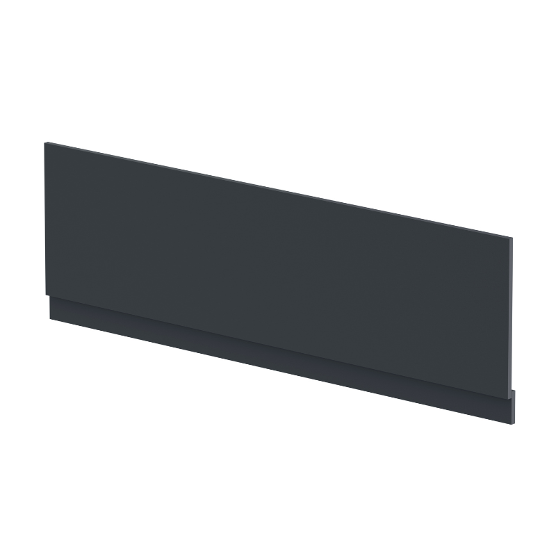 Nuie Straight Bath Front Panel & Plinth (5 sizes, Black) - Brandnew Bathroom