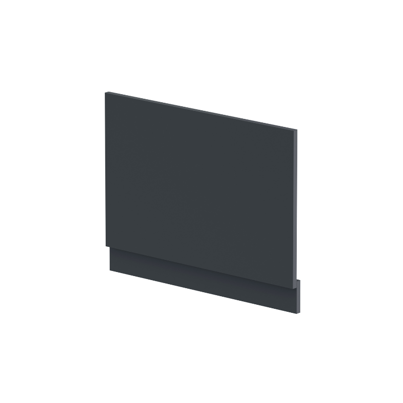 Nuie Straight Bath Front Panel & Plinth (5 sizes, Black) - Brandnew Bathroom