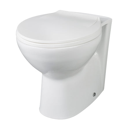 Nuie Melbourne Back To Wall Toilet Pan (1 size, White) - Brand New Bathrooms