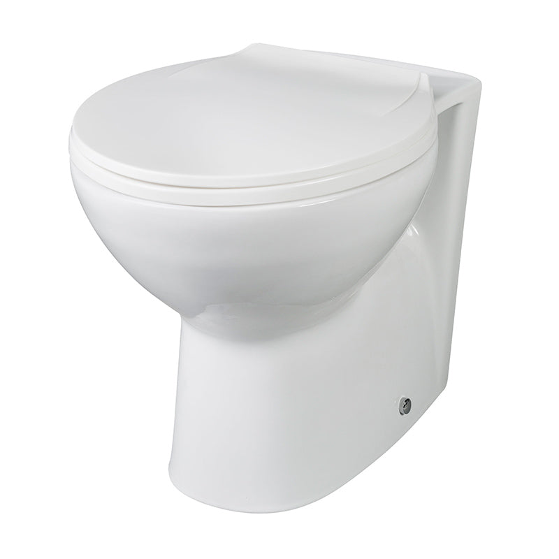 Nuie Melbourne Back To Wall Toilet Pan (1 size, White) - Brand New Bathrooms