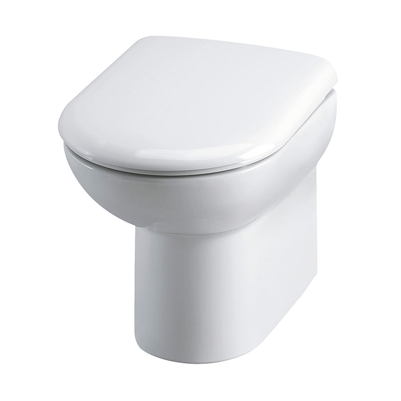 Nuie Lawton Back To Wall Toilet Pan (1 size, White) - Brand New Bathrooms