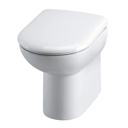 Nuie Comfort Height Back to Wall Toilet Pan (1 size, White) - Brand New Bathrooms