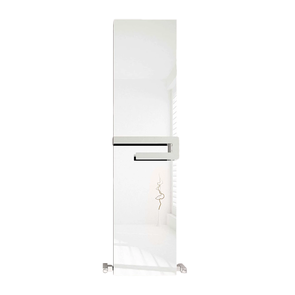 Carisa Elvino Bath Mirror Aluminium Towel Radiator 2 sections (H1800mm x W370mm) - Brand New Bathrooms