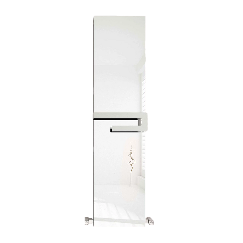 Carisa Elvino Bath Mirror Aluminium Towel Radiator 2 sections (H1800mm x W370mm) - Brand New Bathrooms