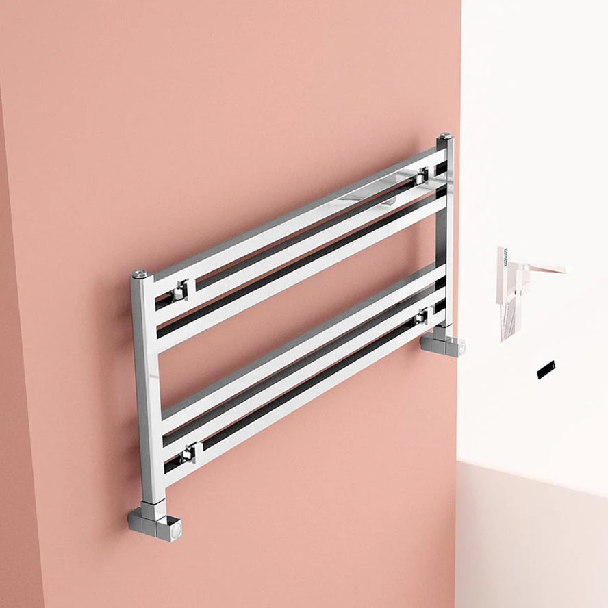 Carisa Fame Horizontal Aluminium Towel Radiator 4 Sections (H400mm x W1000mm) - Brand New Bathrooms