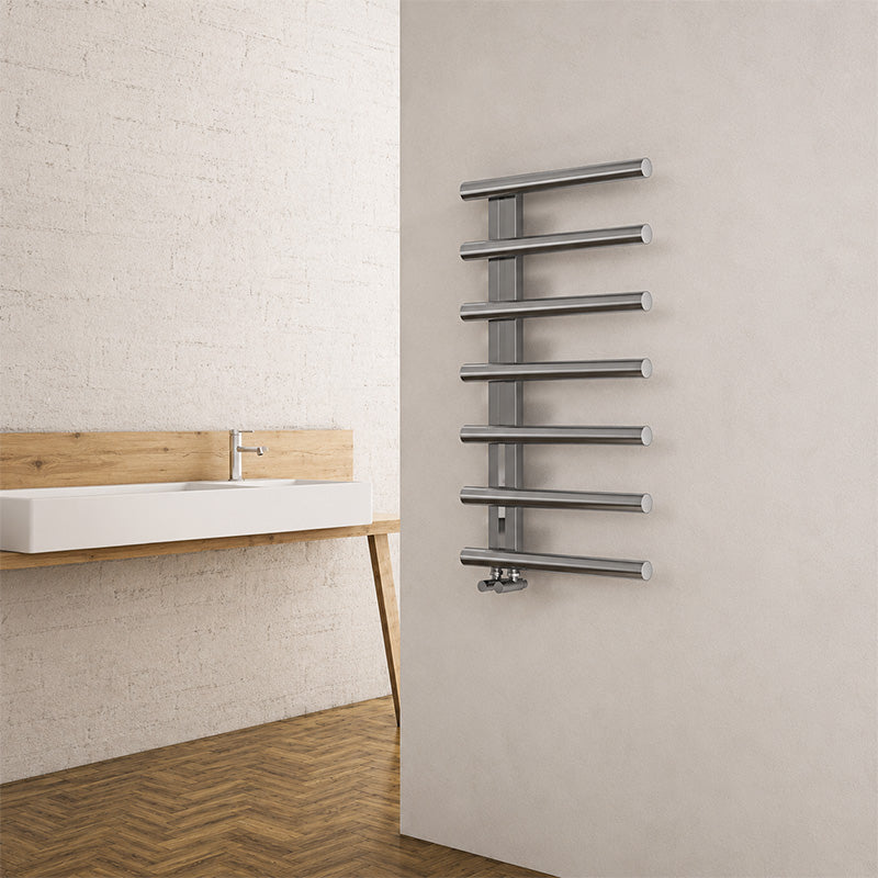 Carisa Ivor Stainless Steel Towel Radiator (2 sizes, 2 colours)
