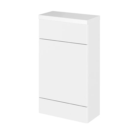 Hudson Reed Fusion Floor Standing Compact 500mm WC Unit & Gloss White Top (1 size, 5 colours) - Brand New Bathrooms