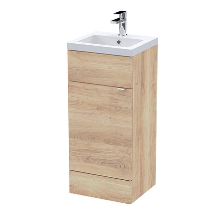 Hudson Reed Fusion Floor Standing Single Door 400mm Vanity Unit & Polymarble Basin (1 size, 5 colours) - Brand New Bathrooms