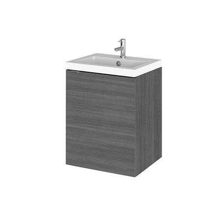 Hudson Reed Fusion Wall Hung Single Door 400mm Vanity Unit & Polymarble Basin (1 size, 4 colours) - Brand New Bathrooms