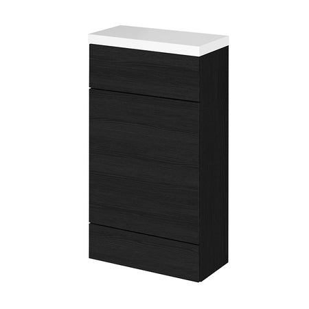 Hudson Reed Fusion Floor Standing Compact 500mm WC Unit & Gloss White Top (1 size, 5 colours) - Brand New Bathrooms