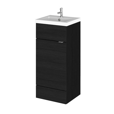 Hudson Reed Fusion Floor Standing Single Door 400mm Vanity Unit & Polymarble Basin (1 size, 5 colours) - Brand New Bathrooms