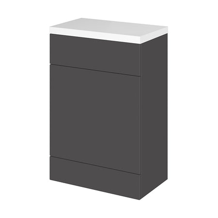Hudson Reed Fusion Floor Standing 600mm WC Unit & Polymarble Top (1 size, 5 colours) - Brand New Bathrooms