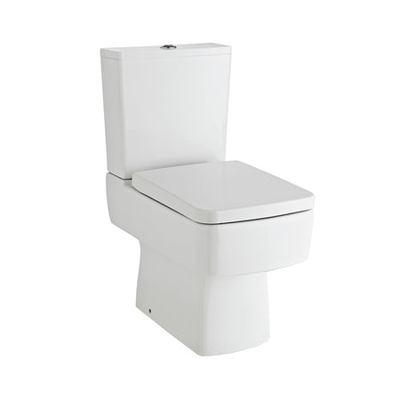 Nuie Semi Flush to Wall WC Toilet (1 size, White) - Brand New Bathrooms