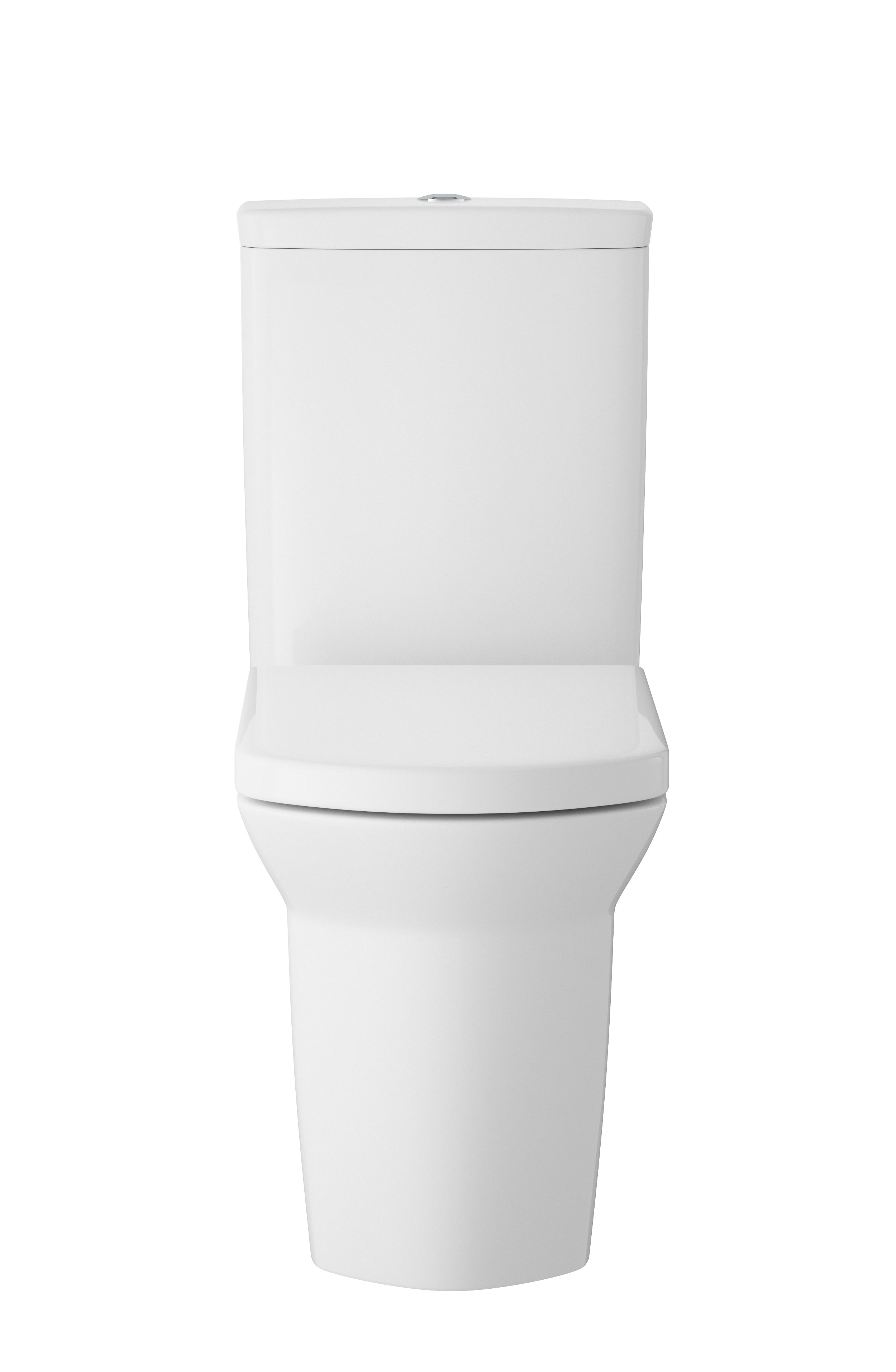 Brand New Bathrooms - Hudson Reed Maya Flush to Wall Pan, Cistern & Seat (white)