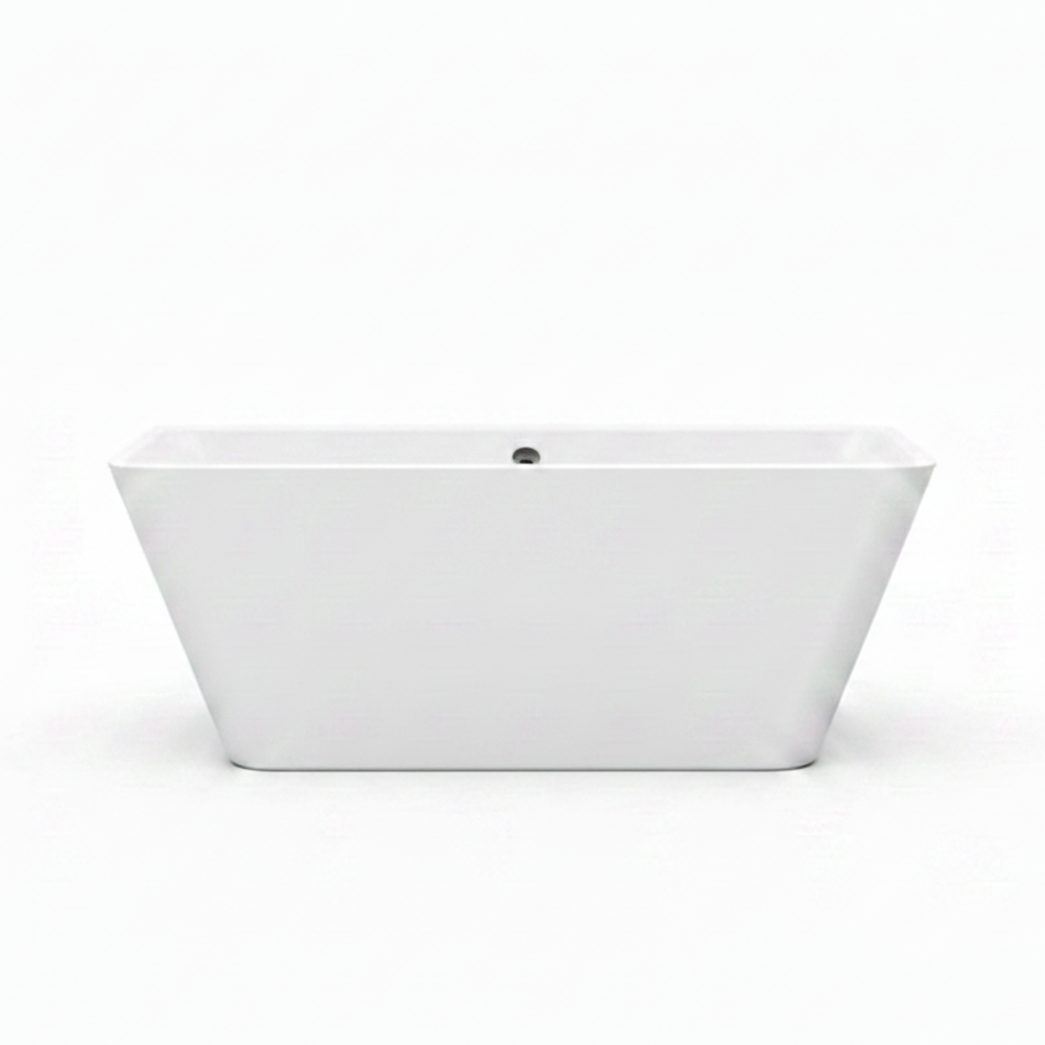 Charlotte Edwards Eris Back to Wall Acrylic Rectangular Bathtub (1 size, any colour)