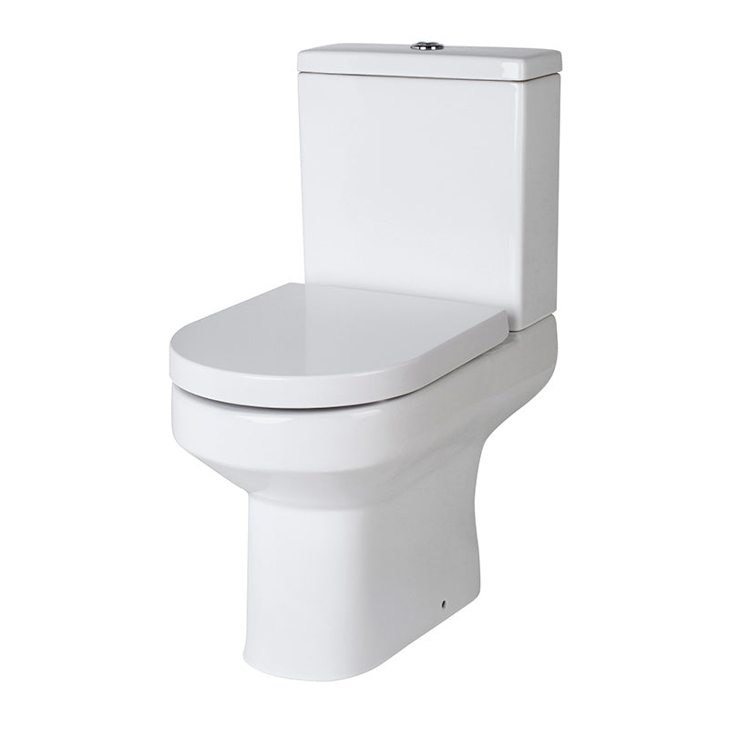 Nuie Harmony Open Back Toilet Pan & Cistern (1 size, White) - Brand New Bathrooms