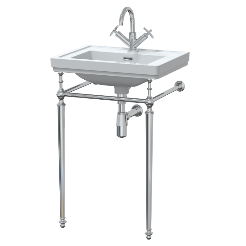 Nuie Basin With Traditional Stand (1 size, 3 types, White) - Brand New Bathrooms