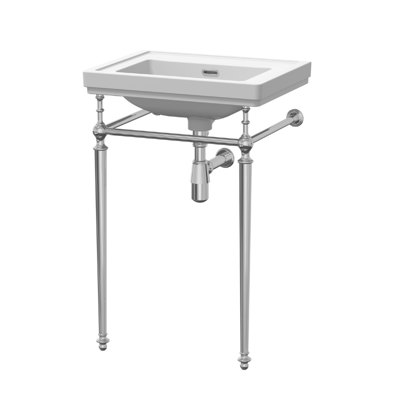 Nuie Basin With Traditional Stand (1 size, 3 types, White) - Brand New Bathrooms