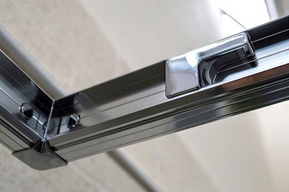 Coram Showers Optima 6 Corner Entry Door Shower Enclosure (1 size, Chrome) - Brand New Bathrooms