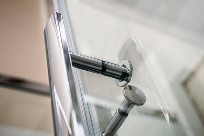 Coram Showers Optima 6 Corner Entry Door Shower Enclosure (1 size, Chrome) - Brand New Bathrooms