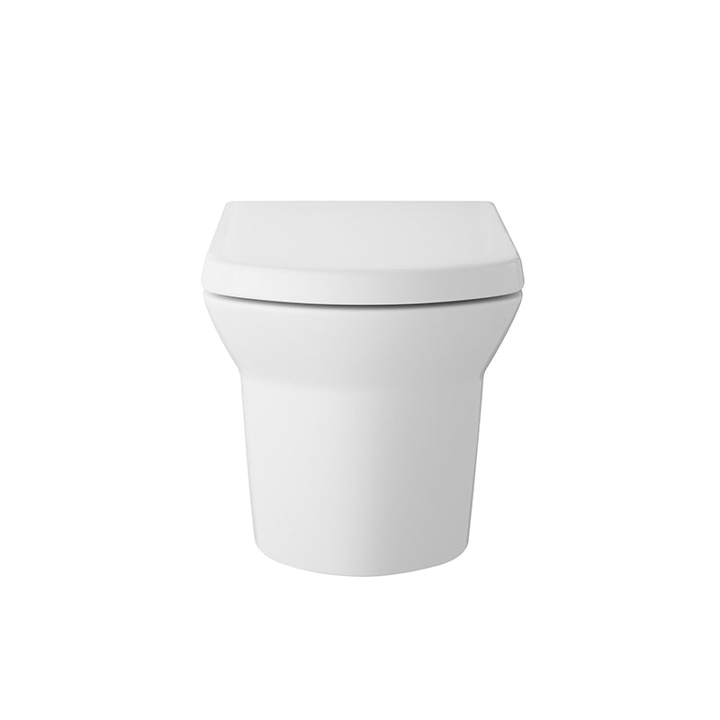 Brand New Bathrooms - Hudson Reed Maya Wall Hung Pan & Seat (white)