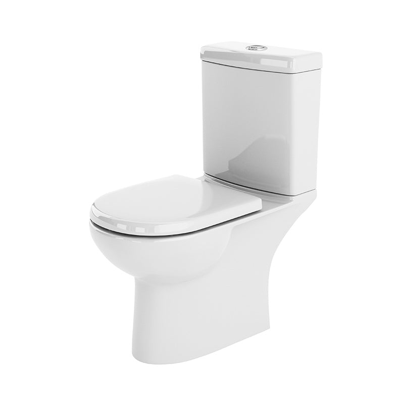 Nuie Lawton Compact Toilet Pan & Cistern (1 size, White) - Brand New Bathrooms