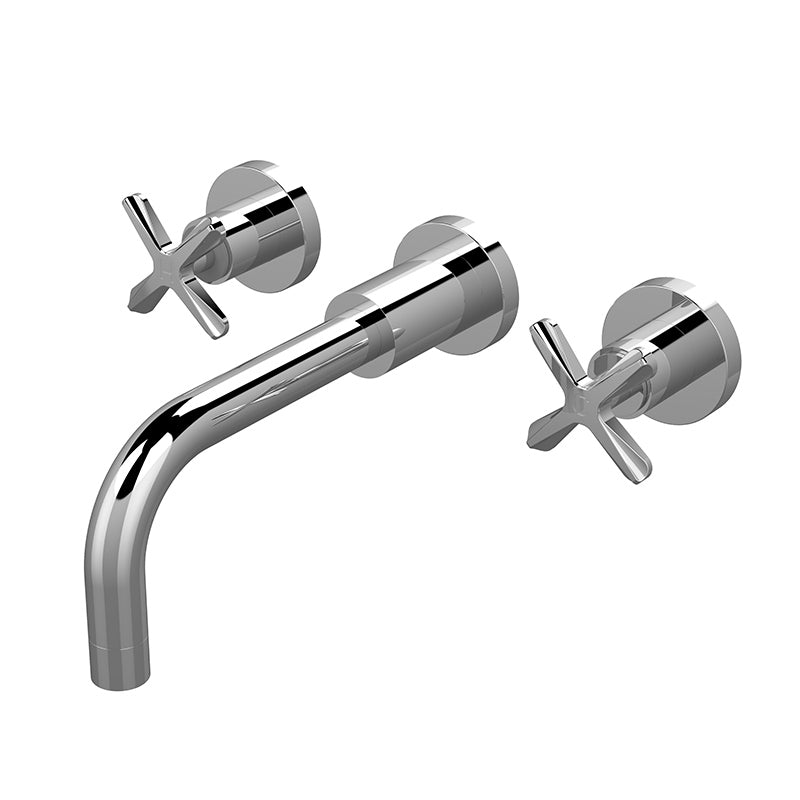 Nuie Aztec Wall Mount 3 Tap Hole Basin Mixer (3 colours) - Brandnew Bathroom