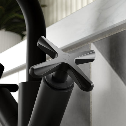 Nuie Aztec Deck Mount Mono Basin Mixer Tap with Push Button Waste (3 colours) - Brandnew Bathroom