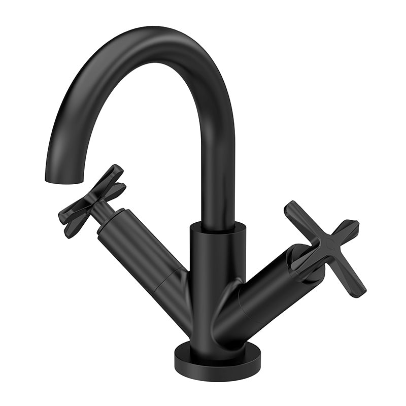 Nuie Aztec Deck Mount Mono Basin Mixer Tap with Push Button Waste (3 colours) - Brandnew Bathroom