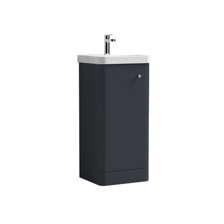 Nuie Core Floor Standing 1 Door Vanity Basin Unit & Ceramic Basin (1 size, 3 Colours) - Brand New Bathrooms
