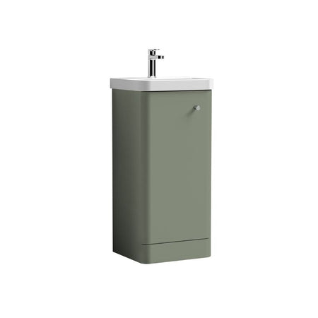 Nuie Core Floor Standing 1 Door Vanity Basin Unit & Ceramic Basin (1 size, 3 Colours) - Brand New Bathrooms