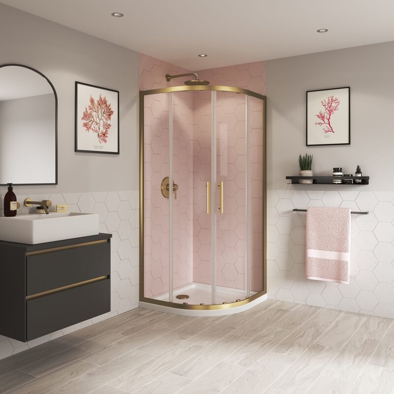 Coram Showers Optima 6 Quadrant Door Shower Enclosure (3 sizes, 3 colours) - Brand New Bathrooms
